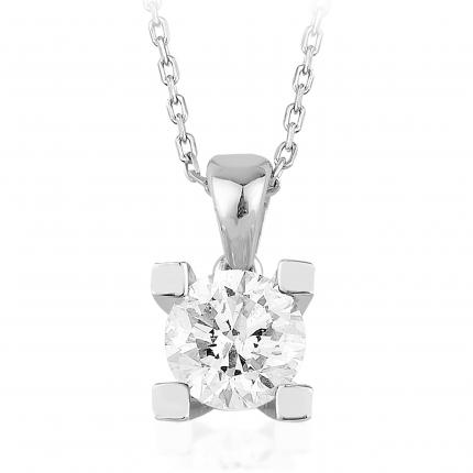 0.80 ct. Pırlanta Tektaş Kolye